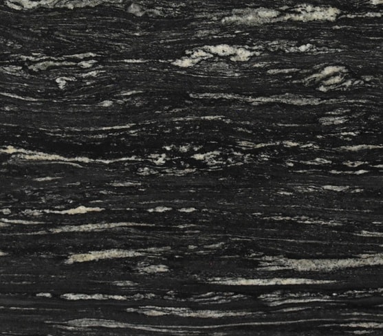 Cabala Black 2cm · Polished slab, full view