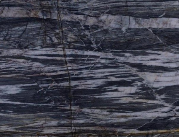 Midnight Crystal 2cm · Polished slab, full view
