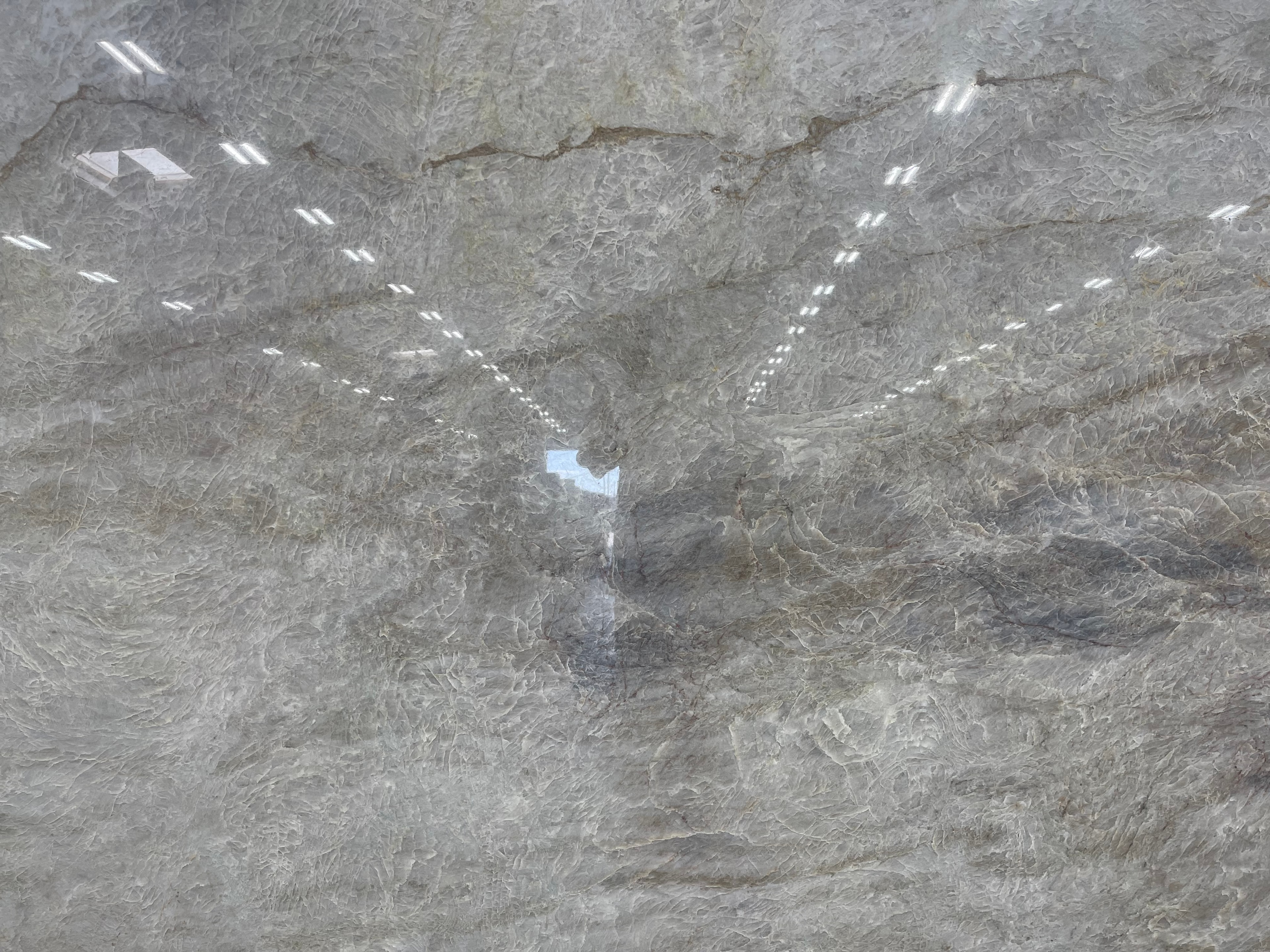 Perla Venata 2cm · Polished slab, full view