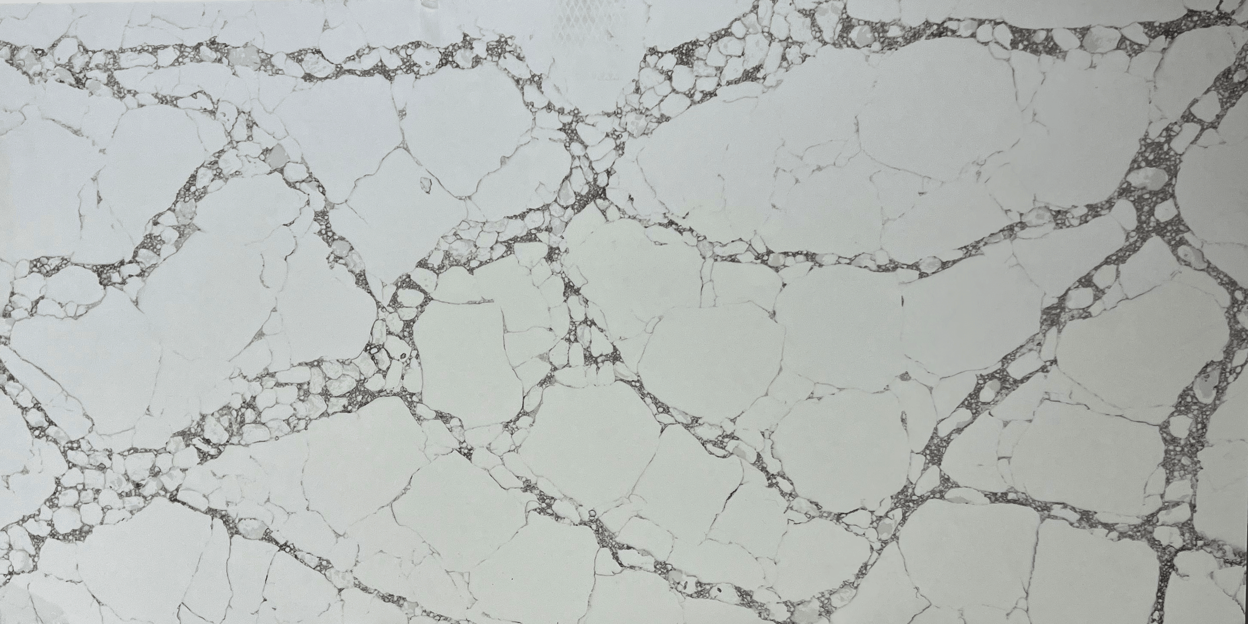 AcarAStone Cal. Roma Matte 2cm · Matte · 127" × 63" slab, full view