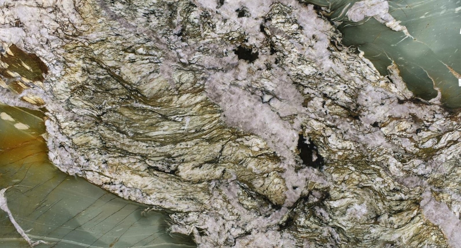 Botanic Crystal 2cm · Polished slab, full view