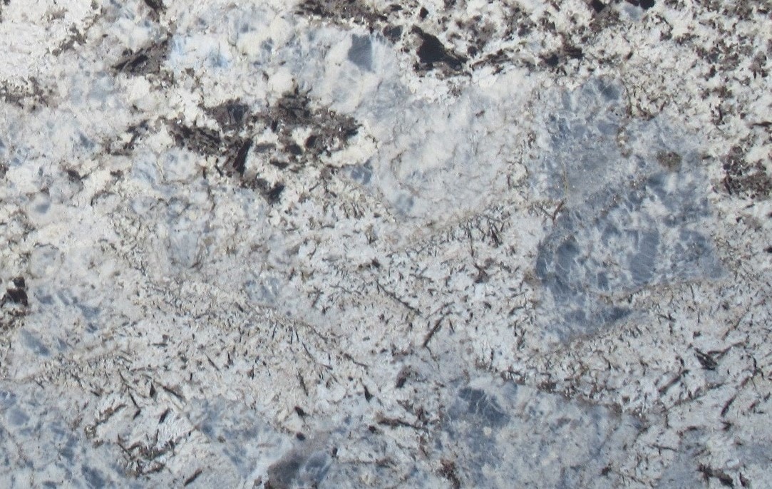 Blue Flower 2cm · Polished slab, full view