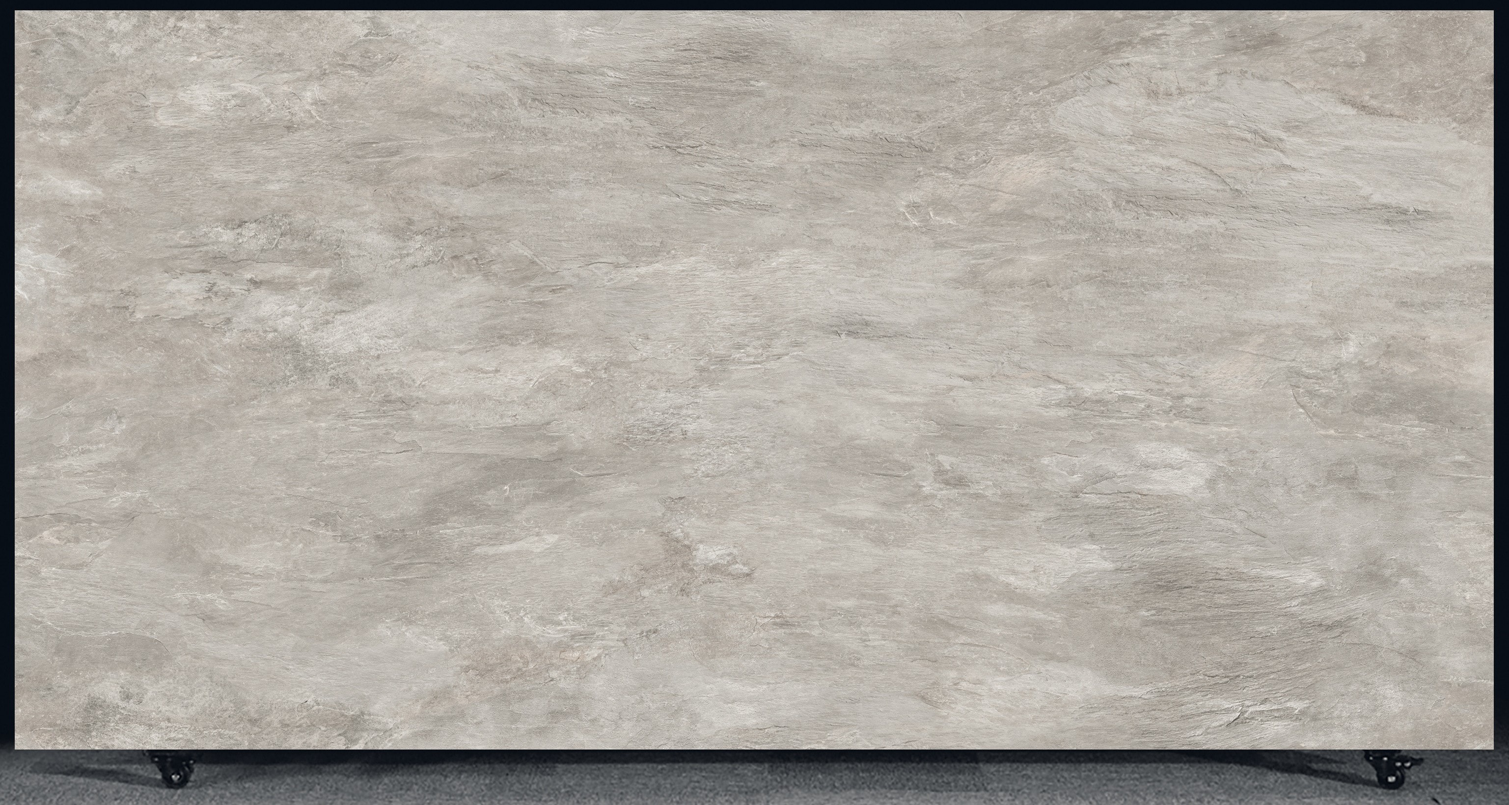 FLORIM Stone Gris Matte 1.2cm · Matte · 127" × 63" slab, full view