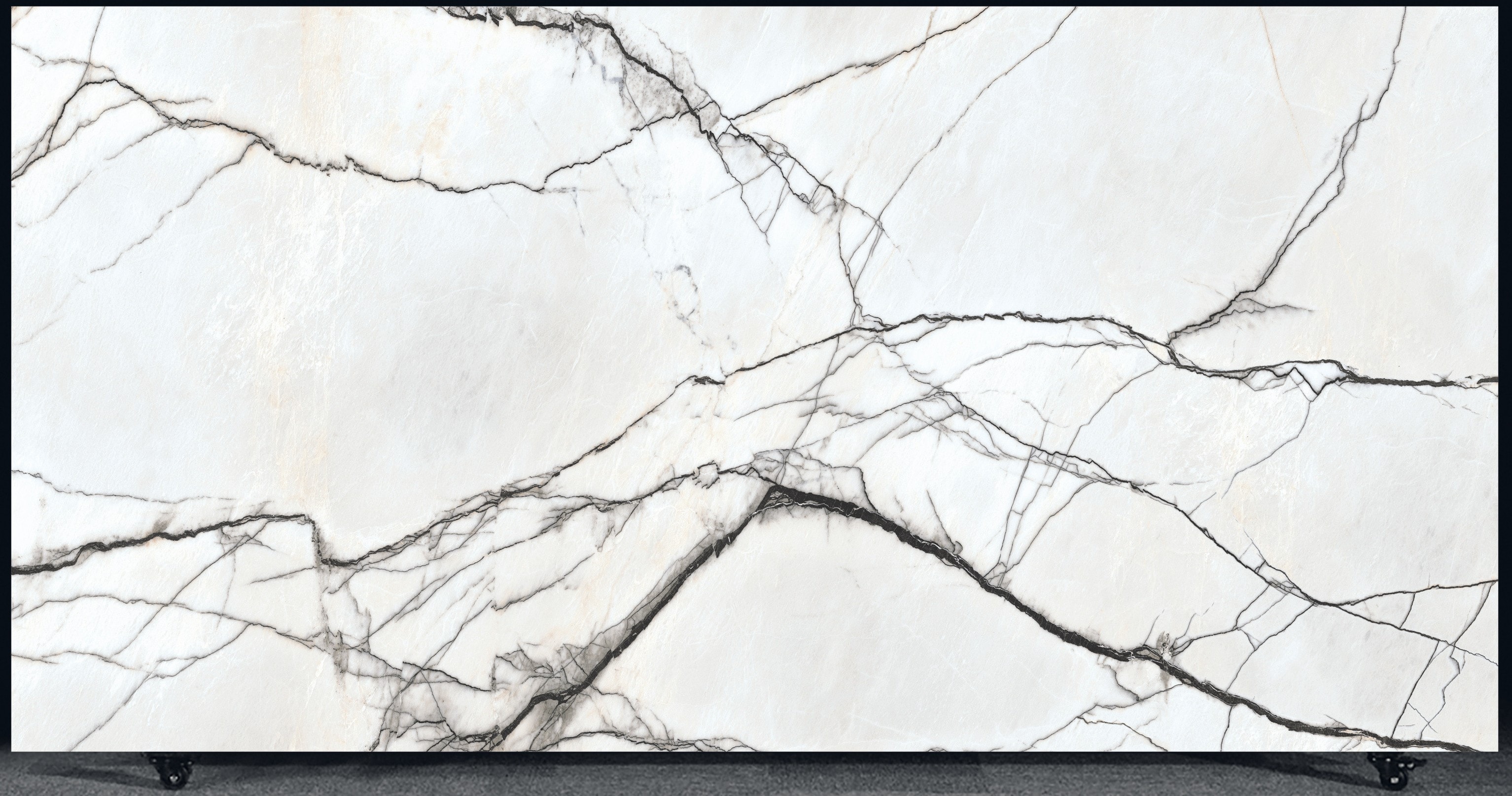 FLORIM Breach Matte 1.2cm · Matte · 127" × 63" slab, full view