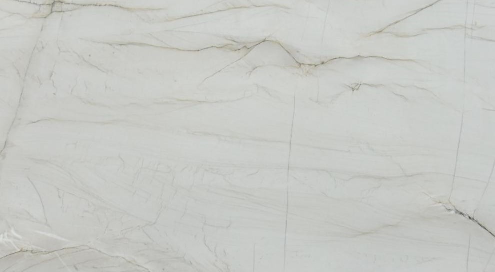 Calacatta Gold Quartzite 2cm · Polished slab, full view