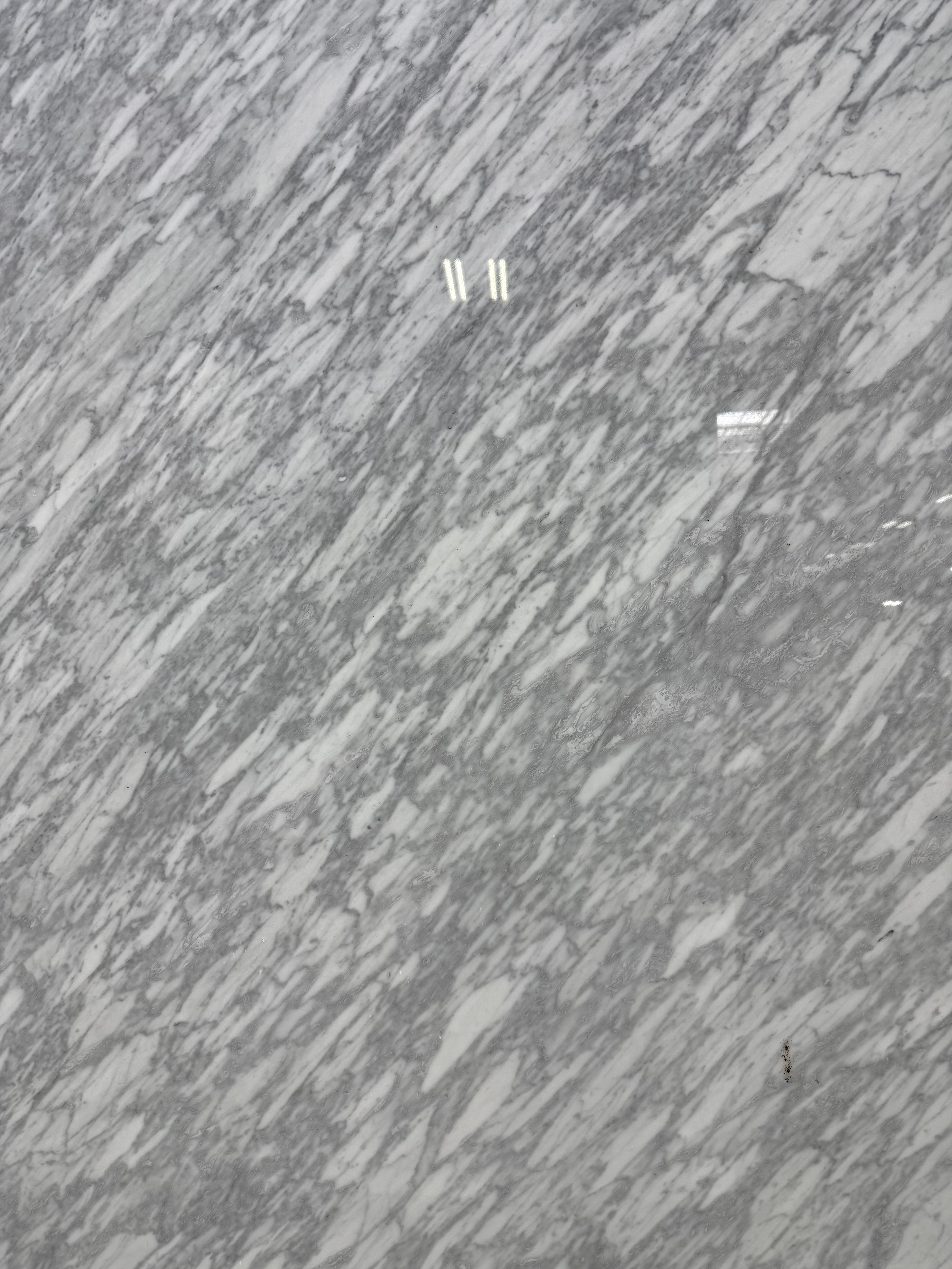 Bianco Carrara Extra 2cm · Polished slab, full view