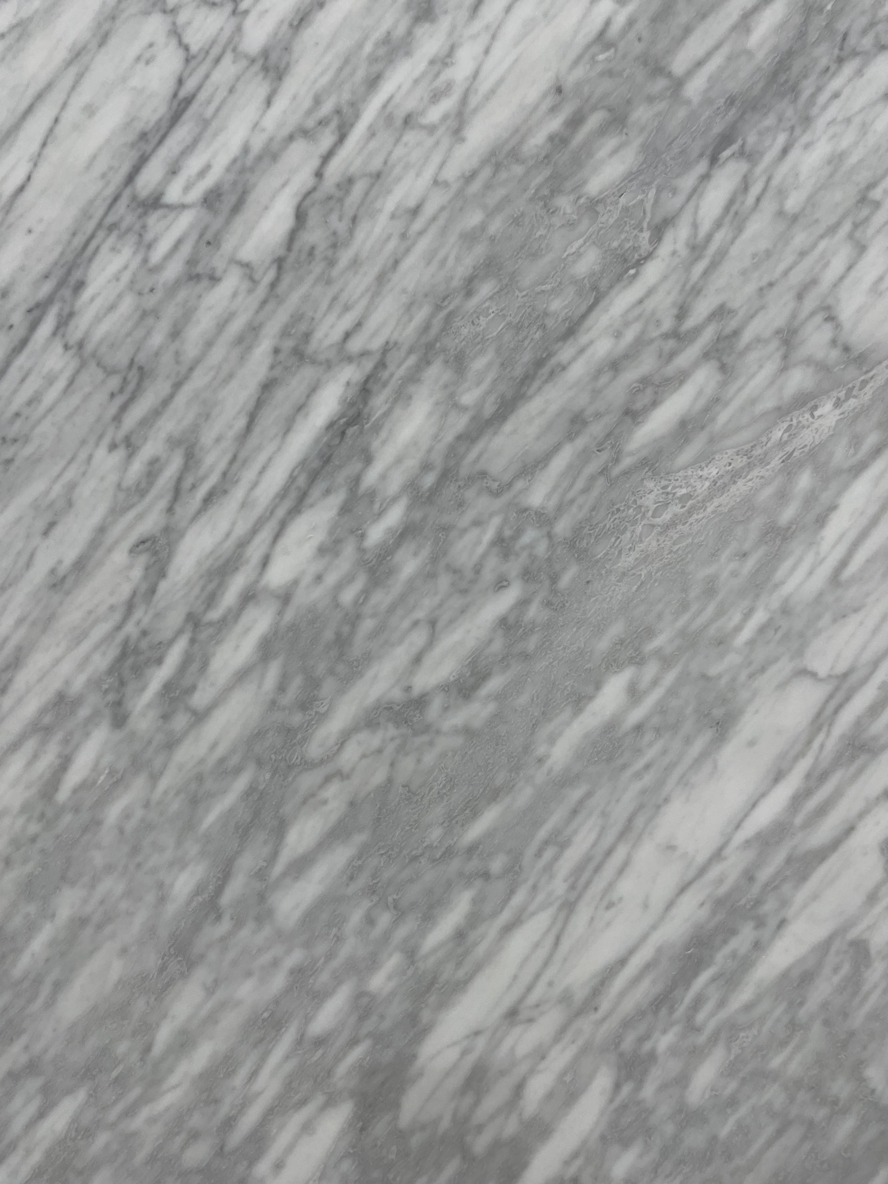 Bianco Carrara Extra Honed 2cm · Polished slab, full view