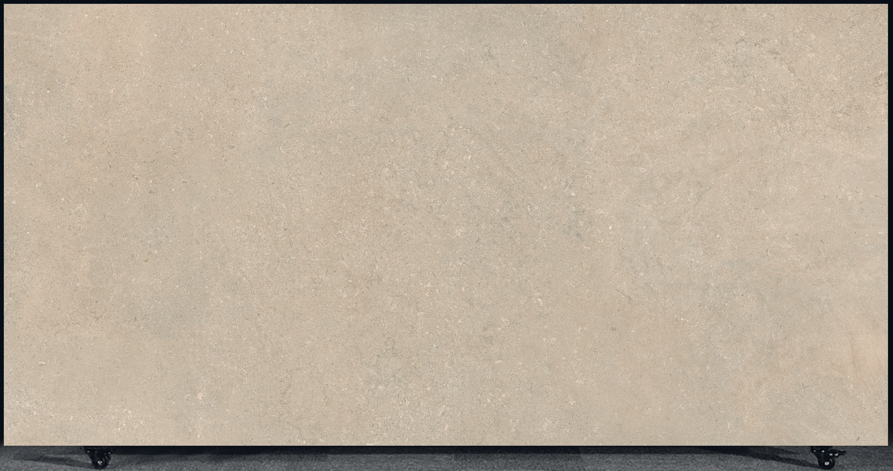 FLORIM Chablis Matte/Leather 1.2cm · Leathered · 127" × 63" slab, full view