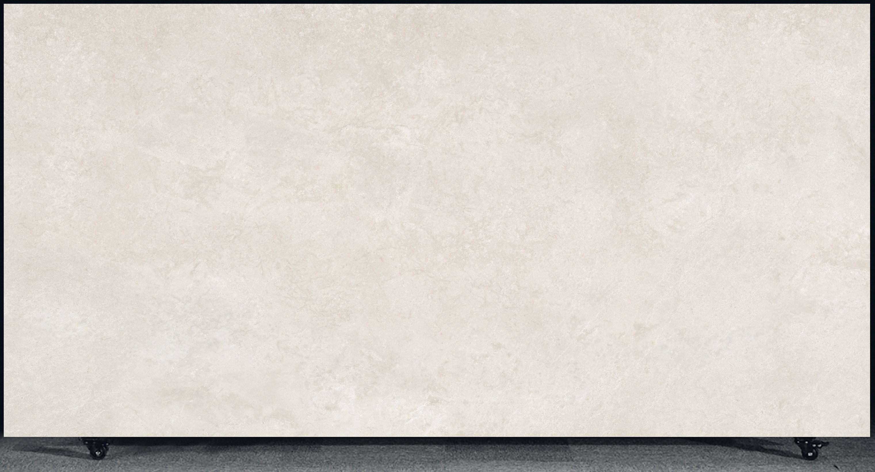 FLORIM Shake Trav. Mat./Leath. 1.2cm · Leathered · 127" × 63" slab, full view