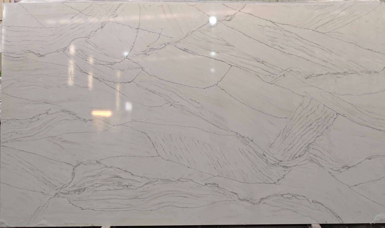 AcarAStone Bernese 3cm · Polished · 136" × 77" slab, full view