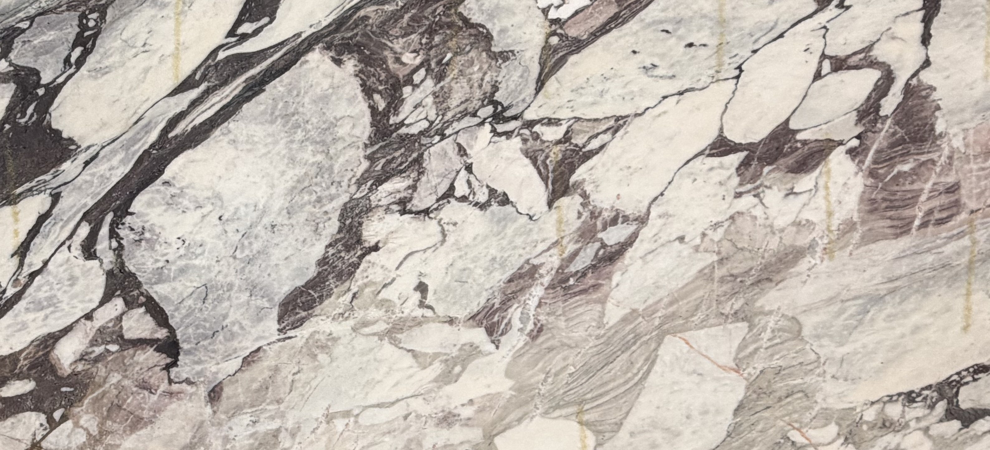 Calacatta Viola Nobile Honed 2cm · Honed slab, full view