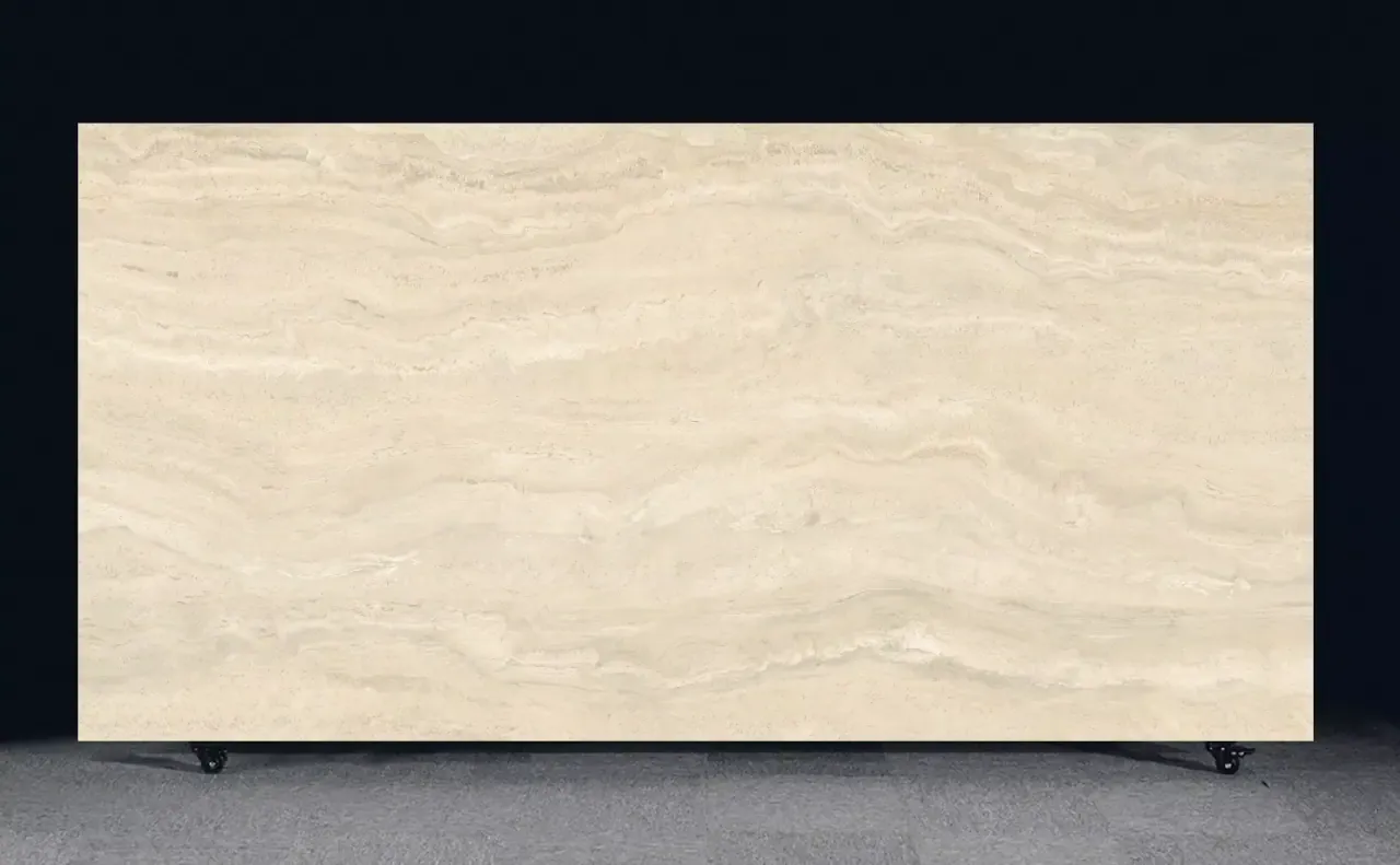 Gold Travertine slab